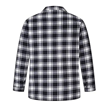 ジャケット・アウター tenderloin flannel check coat Winter Jacket Men's Lined Jacket Checked Print Fleece Lining